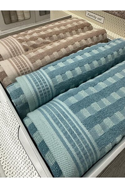 Özdilek Plus Petrol - Bej Cel mai bun set Set de baie turceasca