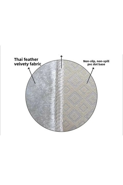 df home Ψηφιακό εμπριμέ αντιολισθητικό πατάκι μπάνιου 6008 - (60X100)+(50X60)