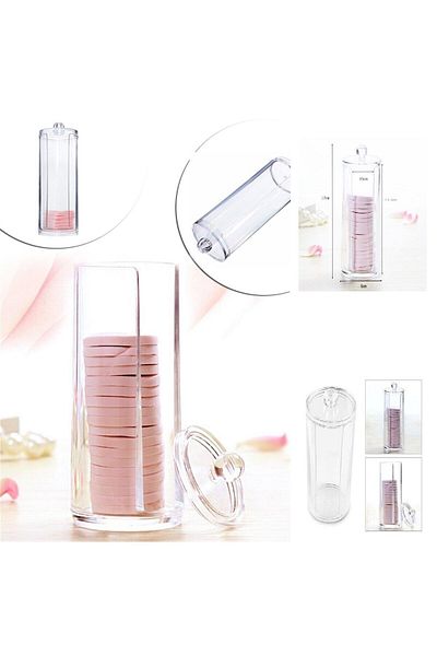 EveFix Βαμβακερό κάλυμμα μακιγιάζ Organizer με διαφανές βαμβακερό κάλυμμα