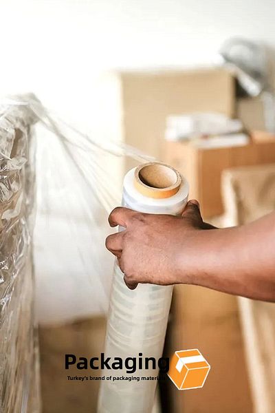 Ambalage 150 Meters Goods Furniture Wrap Protection Packing Stretch Transport Transportation Parcel Stretch Stretch Net 150 Meters