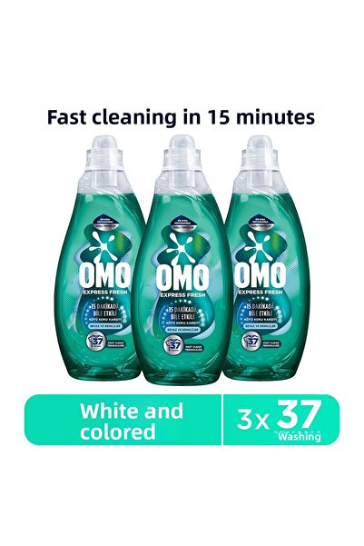 Omo Detergent lichid de rufe Express Fresh anti-mirosuri albe și colorate 148...