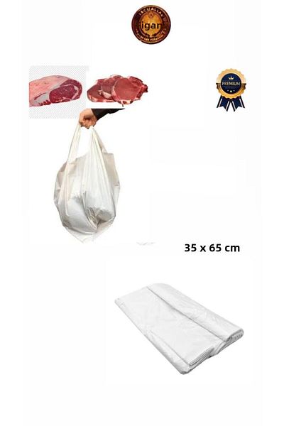 figanlar ambalaj Thick White King Size 35X65Cm 25 kg Bag/Meat Carrying Bag
