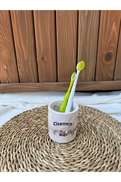 Çisem Αξεσουάρ υγρού σκυροδέματος για τουαλέτα μπάνιου με μοτίβο από λευκό μά...