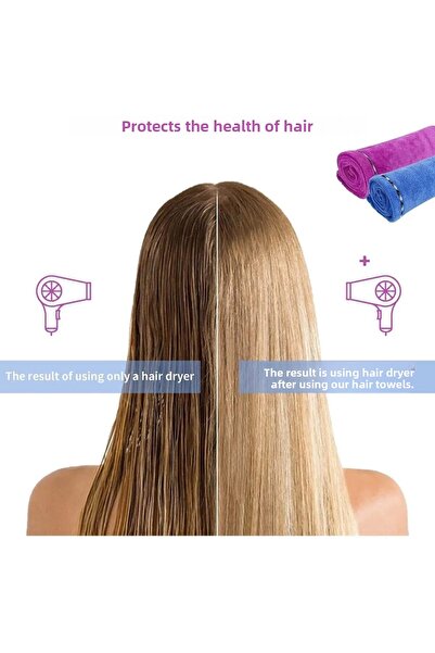 CHIZGY Thick Microfiber 2 Button Hair Towel Ecru