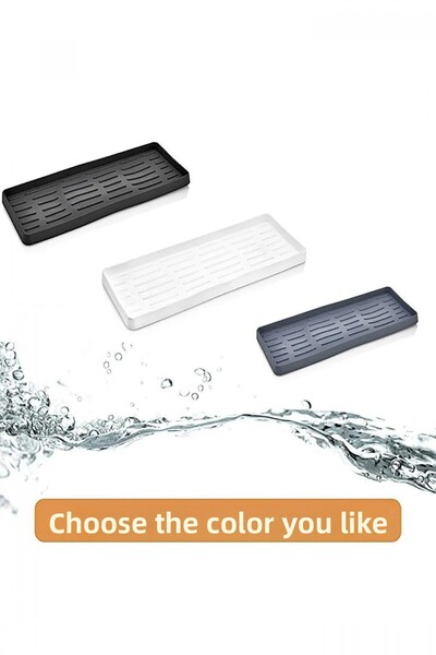 GenelTedarik Silicone Oil Soap Mat Mat Gray