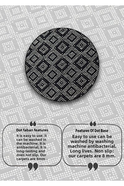 Chilai Home Aten Diameter Bathroom Carpet 140X140 cm Djth