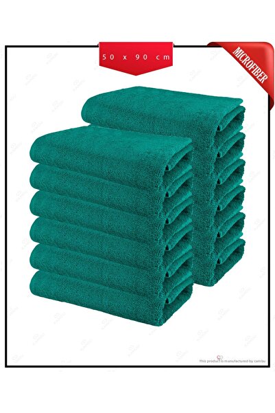 Chicvente 12 قطعة 50 × 90 سم منشفة تصفيف الشعر من الألياف الدقيقة، منشفة الحل...