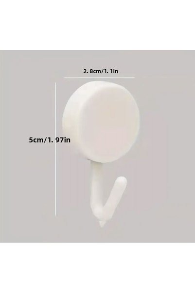 UrbanCove Co 2 Pieces - Colorful, Easy-To-Install, No-Drill Wall Hangers - Strong Adhesive, No Traces Left