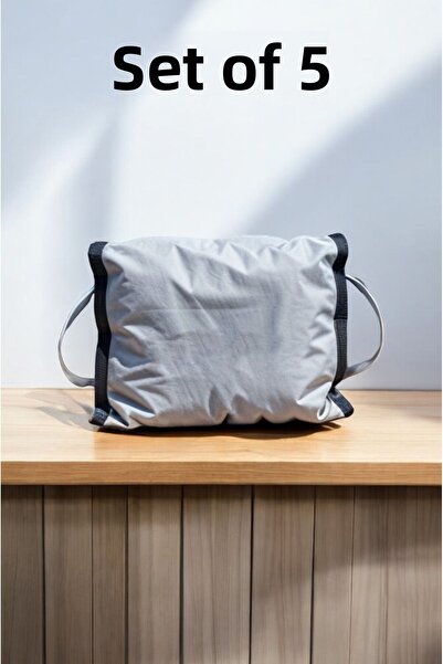 Milenay Комплект от 5 миниатюрни чанти за съхранение на аксесоари за кърпи - издръжливи и компактни 30x22x20 см
