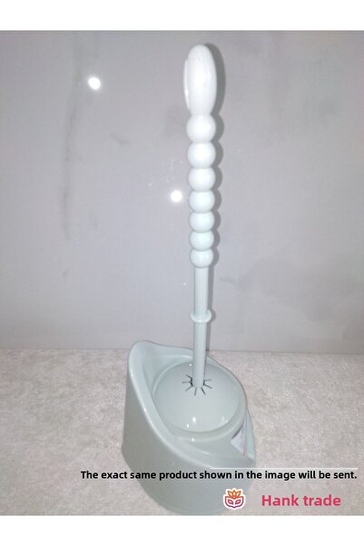 HANK TİCARET Hygienic Gray Toilet Brush - Durable Plastic, Easy to Clean, Pra...