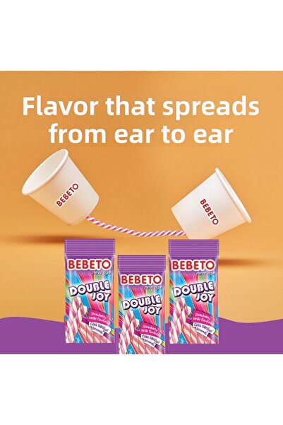 BEBETO دبل جوي 75 غرام، 3 قطع