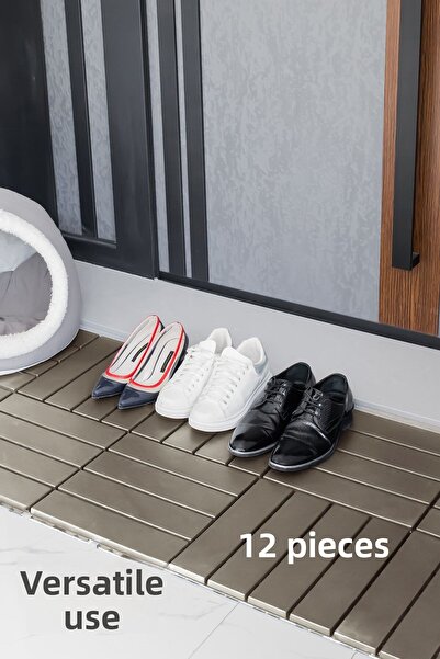 Porsima 1177 Σετ 12 - Κήπος, Μπαλκόνι, Βεράντα, Δάπεδο με επένδυση Latte Χαλάκι μπάνιου και πλακάκι εξωτερικού χώρου