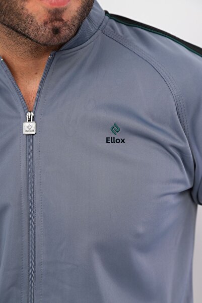 FORE SPORT Dark Gray Rashell Men's Tracksuit Set - College Collar