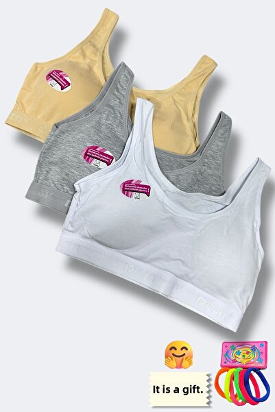 Katmirra حمالة صدر بوستير للتدريب مع 3 وسادات بحمالات سميكة - متجر Dondeza & Tutku