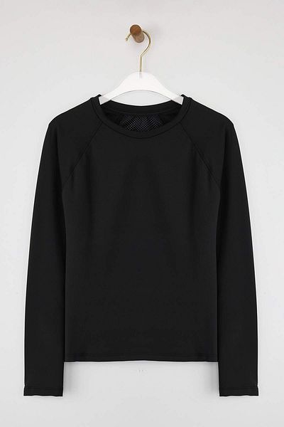 Trendyol Collection Black Micro Regular Blouse Thmaw26Bz00001