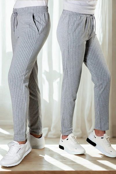 comstar Unisex Slim Fit Striped Jogger - Striped Jogger