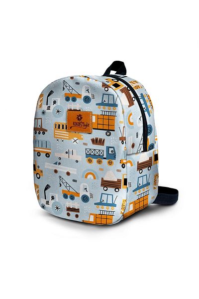 Kokopatik Small SIze ConstructIon MachInery Backpack for KIds