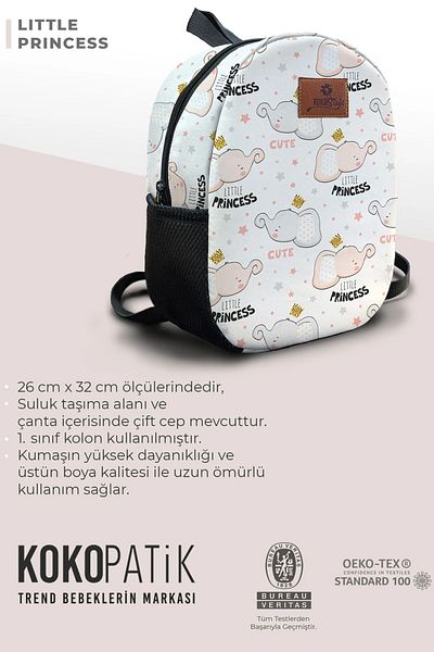Kokopatik Rucsac de mărime medie pentru copii Little Elephant