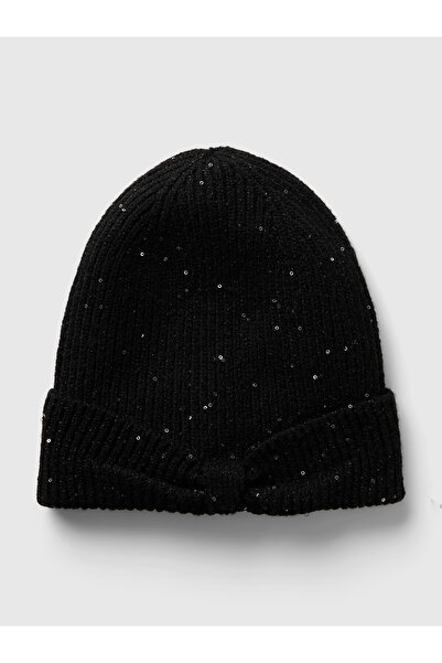 GAP Kız Çocuk Siyah Simli Bere