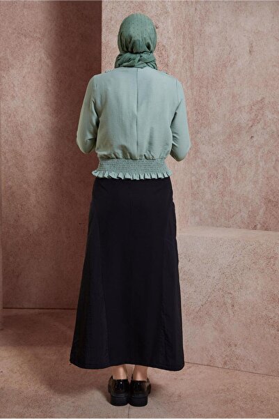 Alvina Ruffle Detailed Elastic Blouse - 44616