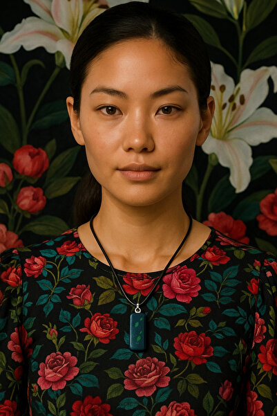 Puffy Natural Stone Necklace