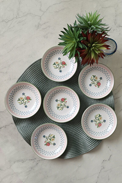 Keramika Кутия за бисквити / купа за сос Rose Line 13 см 6 броя 22911