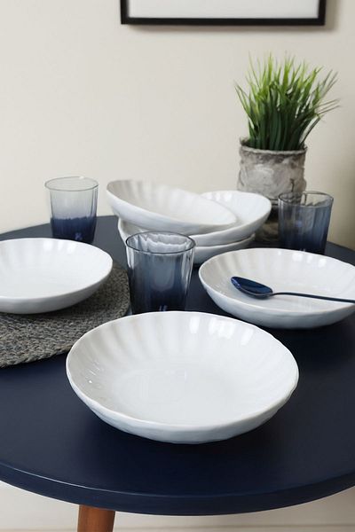 Keramika White Sirius Dinner Plate 20 cm 6 Pieces 004