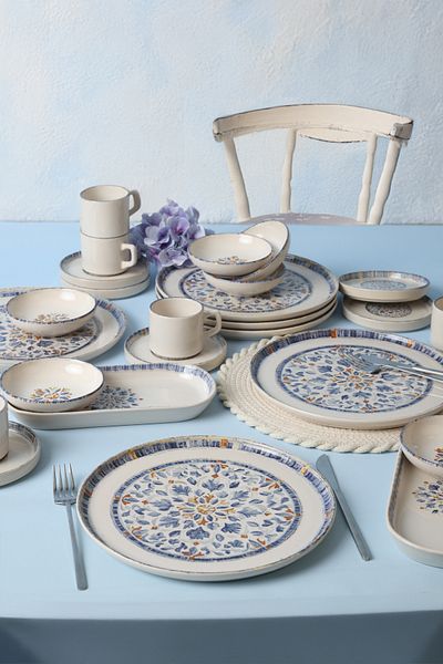Keramika Sapphire Dowry Kit 26 Pieces for 6 People 22743-44-45-46