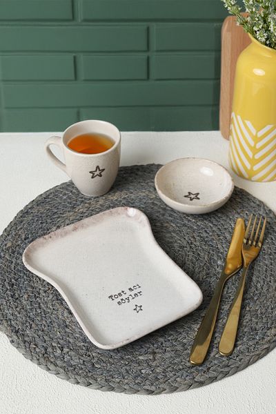 Keramika Toast Breakfast Set 3 Pieces (22499-22507)