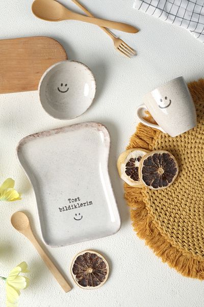 Keramika Toast Breakfast Set 3 Pieces 22502-05