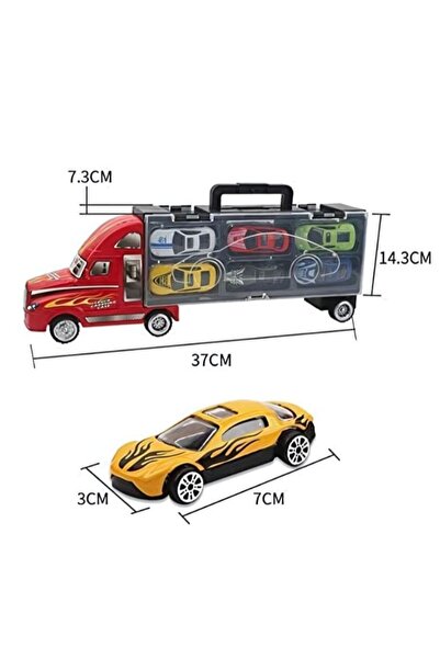 Generic 12-Piece Small Car In A Truck Set