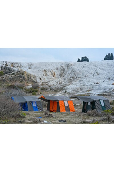 Zey Camping 1 + 0 Yeşil Kamp Çadırı orman barınak depo 4-5 kişilik kamp çadır