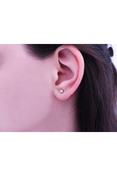 Sirius Pırlanta G Renk 0,18 Karat Pırlanta Tektaş Küpe