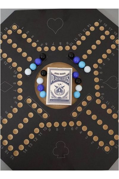 EGG Black Jackaroo Wooden Game with Strong Carrying Case for Strategic Planning