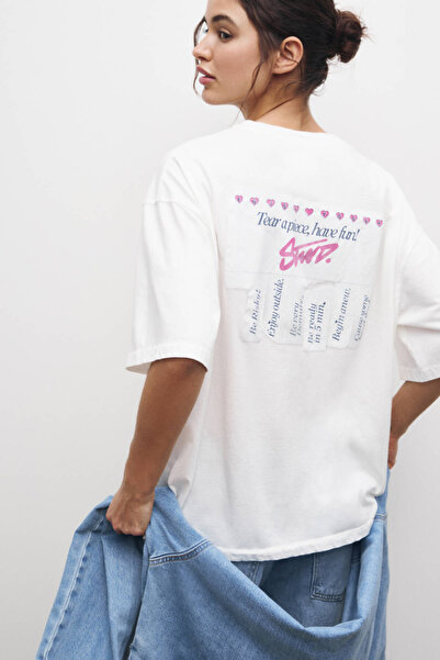 jansogroup Stwd T-Shirt with Heart Graphic Print