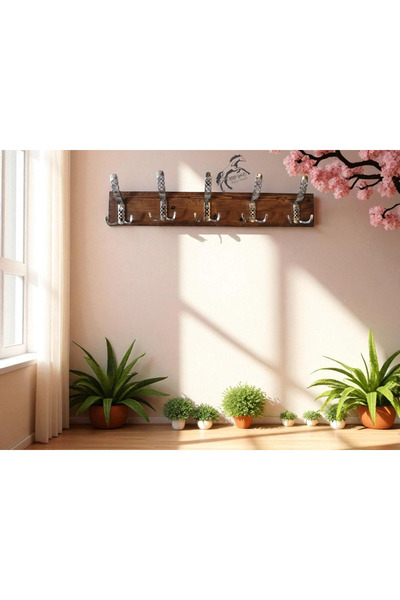 Krb Ahsap Suport din lemn, suport pentru prosoape, suport pentru pahare, supo...