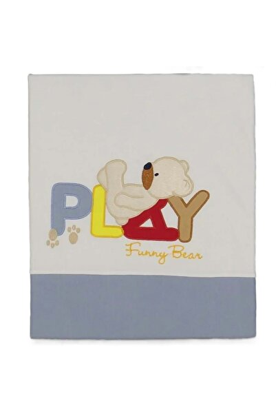 Generic Brand Play Ayiciki 80*90 Combed Cotton Blanket Blue