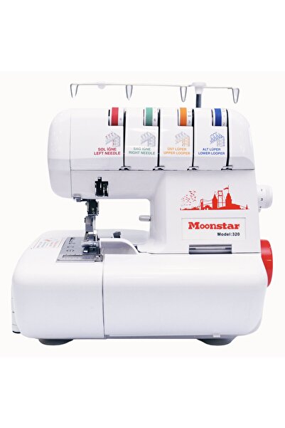 Moonstar Ev Tipi Overlok Dikiş Makinesi 3-4 İplik / Model 320