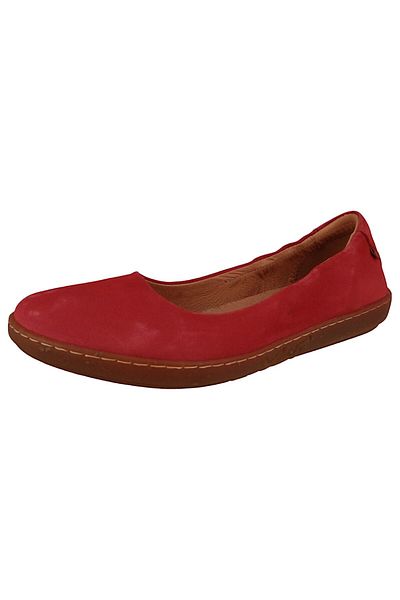 El Naturalista Damen Ballerina Coral N5300 Rot Frambuesa Leder