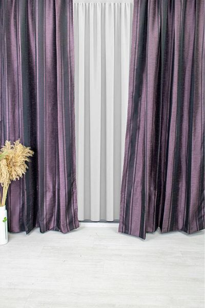Miabella Home Taffeta Single Wing Background Curtain Type 3 145x270 cm 12488