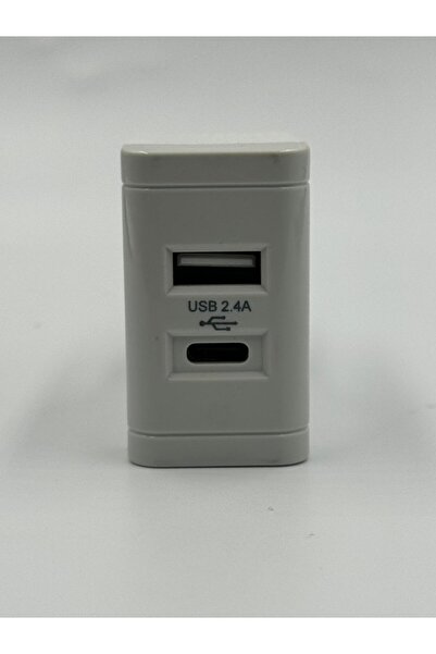 Mutlusan 2,4a Usb Type-c Hızlı Şarj Edebilen Şarj Adaptörü