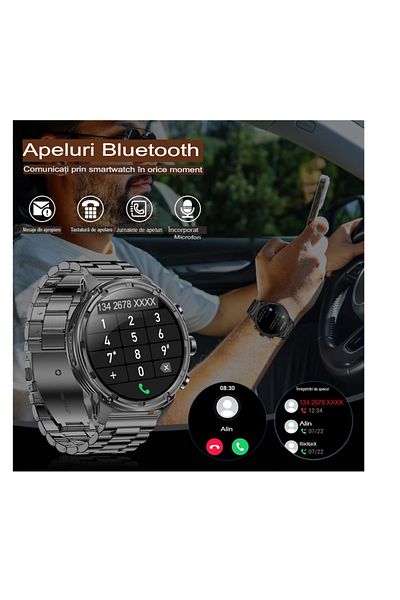 OEM Smart Watch For Men, 1.85" Screen, 360x360 Resolution, Fitness, Sports, Bluetooth 5.2, IP68