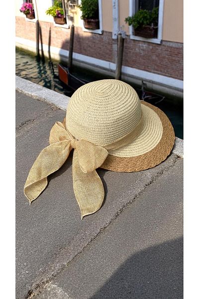 Deeplively Women's Straw Hat Summer Beach Hat Premium Quality - Foldable - Adjustable to Head