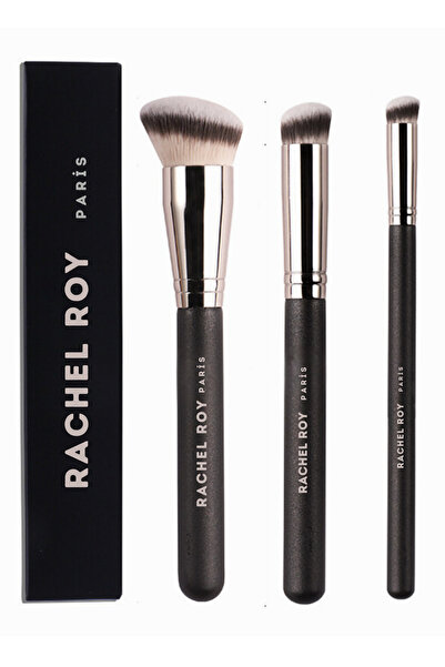 Z'oreya Set de pensule de machiaj pentru corector pentru fond de ten super moale din 3 piese