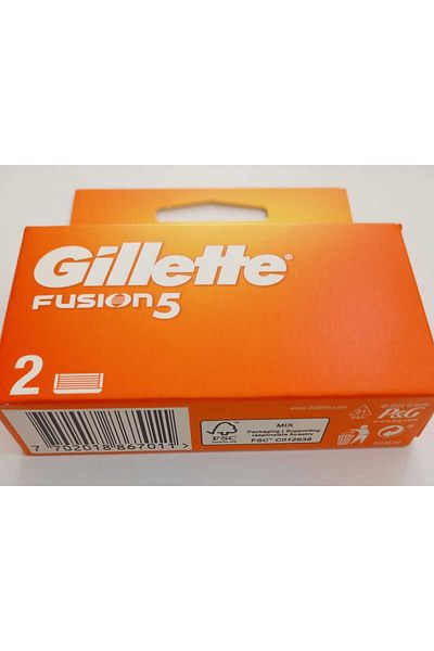 Gillette Fusion 2-Piece Spare Shaving Blade Set