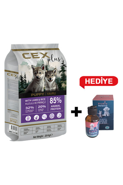 CEX PLUS PUPPY DOG LAMB & RİCE 20 KG