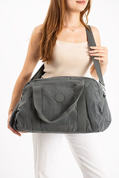 Sanmorris Унісекс Темно-сірий багатофункціональний Krinkil кросівки кросівки ремінь ремінь негабаритна сумка для подорожей