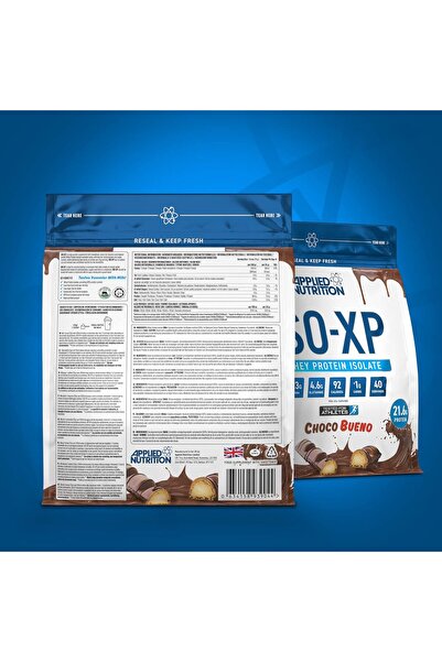 applied nutrition ISO-XP 100% Whey Protein Isolate, Chocolate Bueno, 1 kg