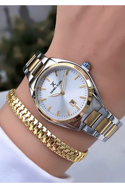 Daniel Klein Invoice Steel Band Women's Watch Bracelet Gift