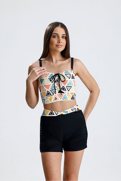 Tides Swimsuit Set with Shorts